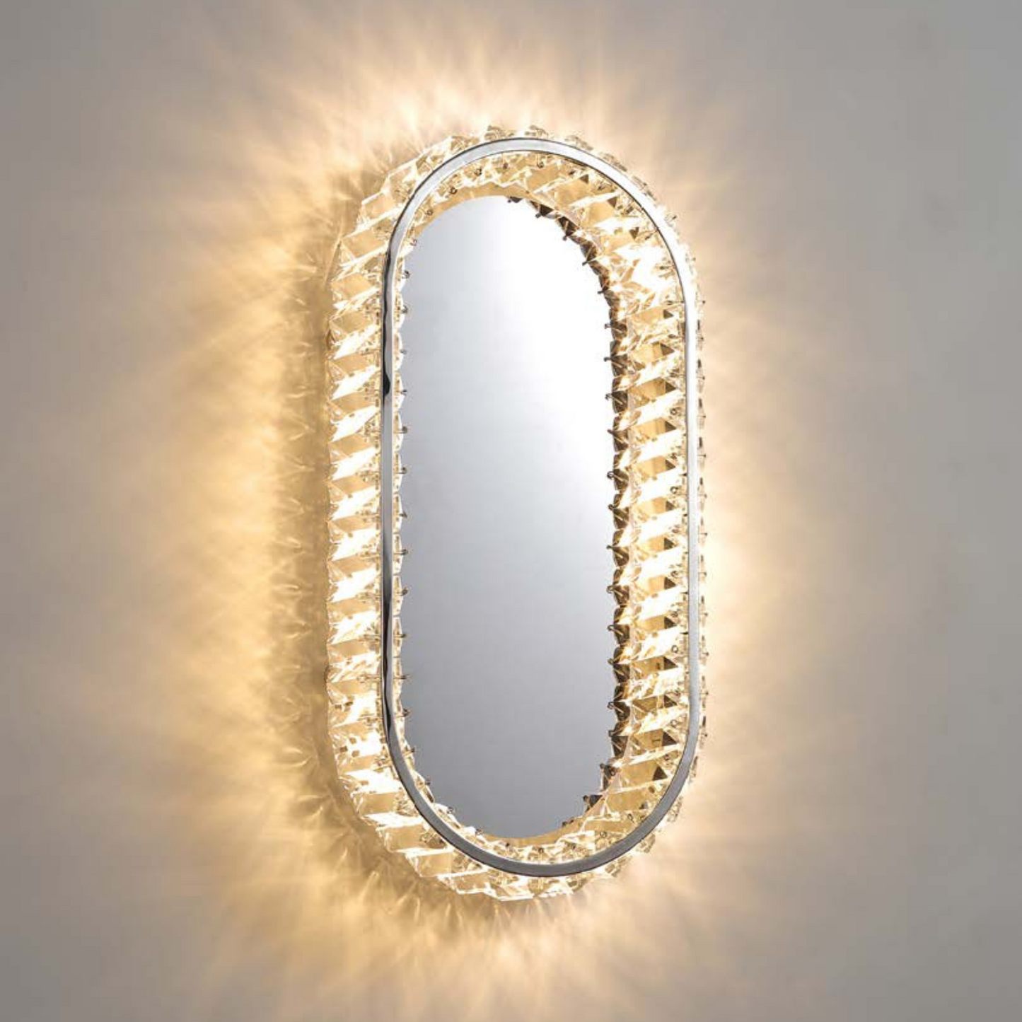 Crystal Halo Mirror
