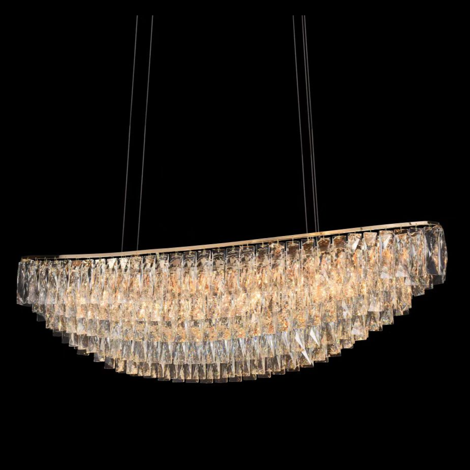 Crystal Cascade Chandelier