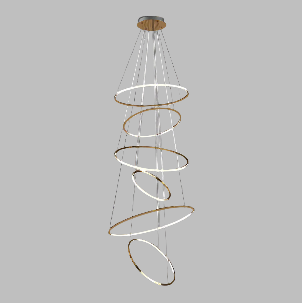 Celestial Rings Chandelier