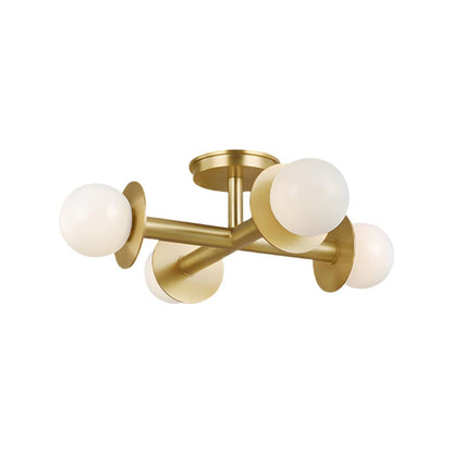 Qua Ceiling White Ball Lights