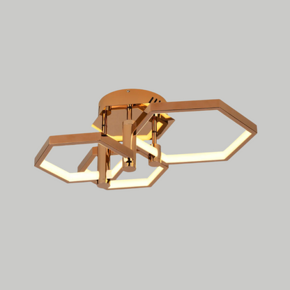 Radiant Geometry Ceiling Light