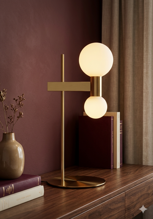 Gold Colour DuoS Table Lamp