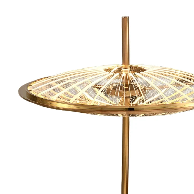 Golden Lattice Table Lamp