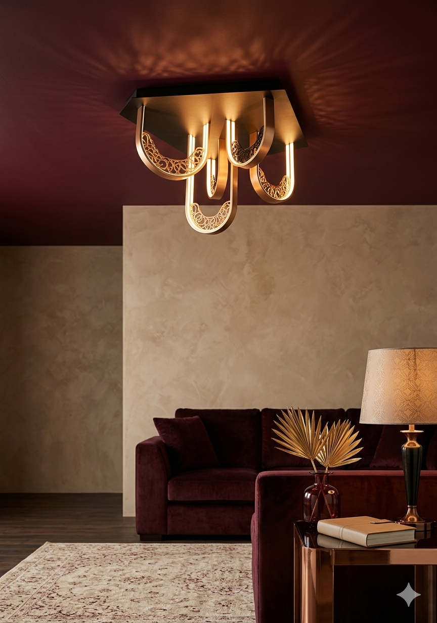 Lattice Bloom Ceiling Light