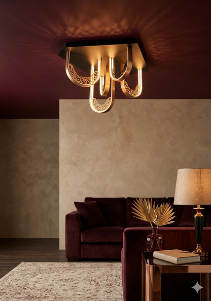 Lattice Bloom Ceiling Light