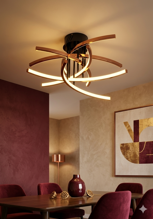 Golden Radiance Chandelier Ceiling Light